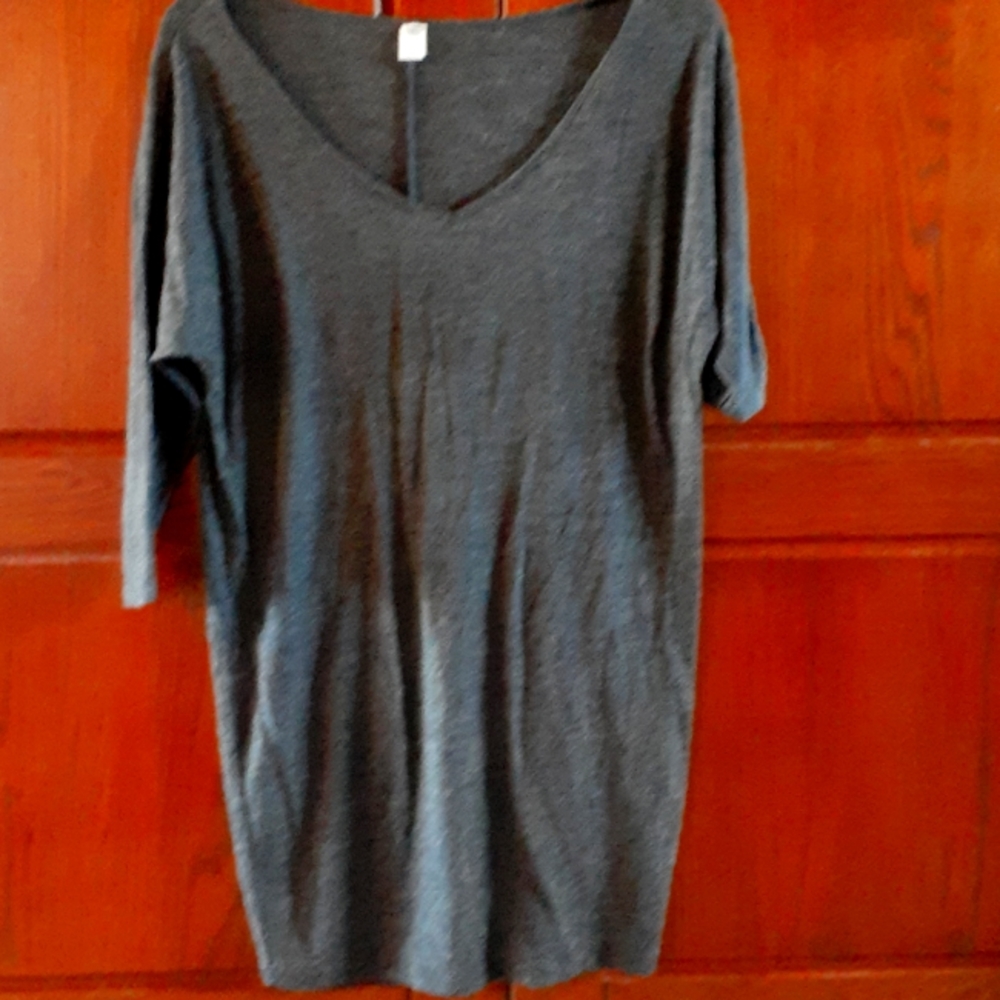 Old Navy Women SP Gray Knit Dress
